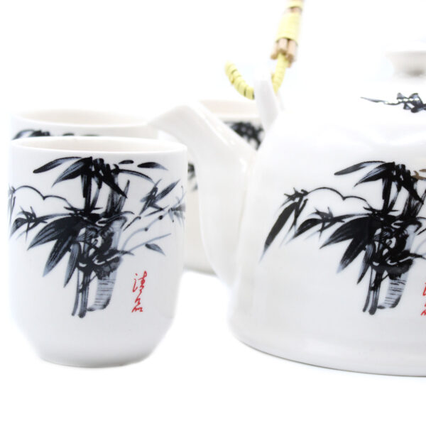 Herbal Teapot Set - White Stone Oriental-1