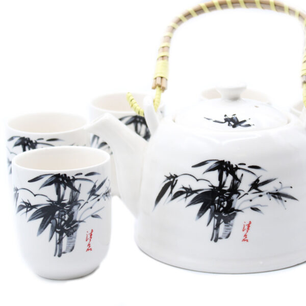 Herbal Teapot Set - White Stone Oriental-